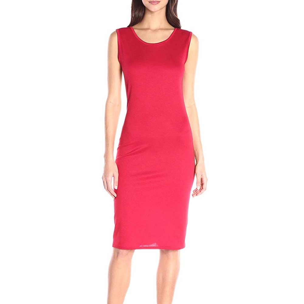 Star Vixen Women's Sleeveless Classic Slim Fit Mid